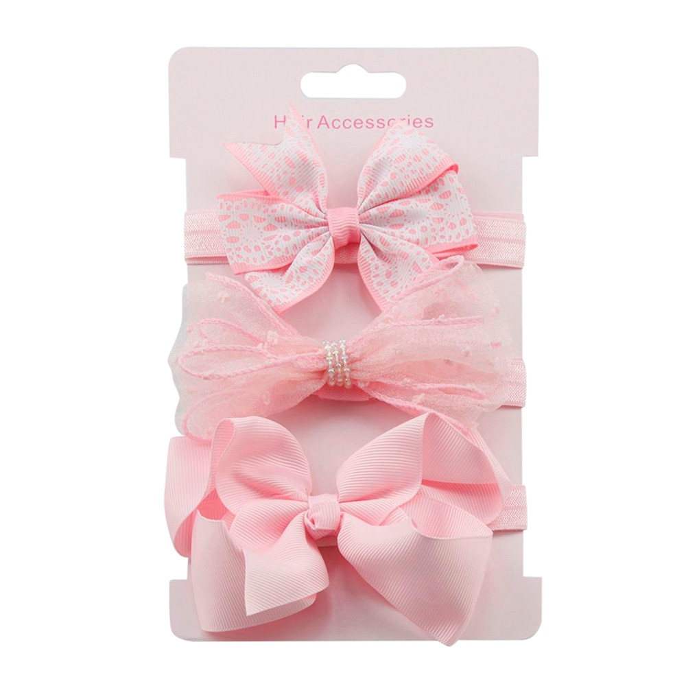 2020 3 pz Dei Bambini Floreale Della fascia Delle Ragazze Del bambino Accessori Anello Elastico Della fascia impostato Nuovo Arrivo Dropshipping # Jan: E