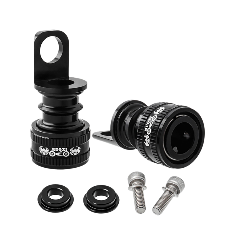 MUQZI Folding Bike Pedal Quick Release Buckle Bicycle Quick Release Pedal Holder Head Mounting Seat Modification: Chocolate