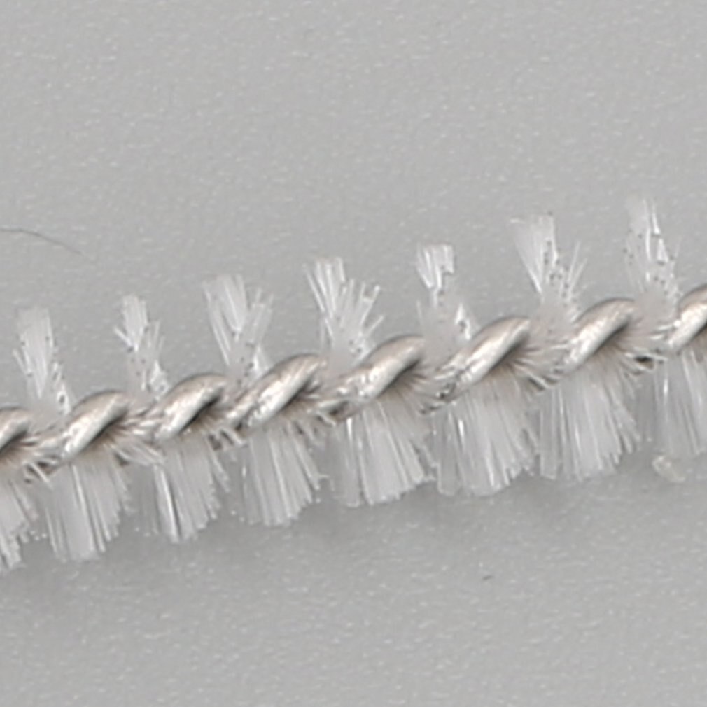 Botella portátil espiral de paja blanda cepillo para limpieza de hogar, cepillo de acero inoxidable para botella, cepillo de paja, cepillo para taza