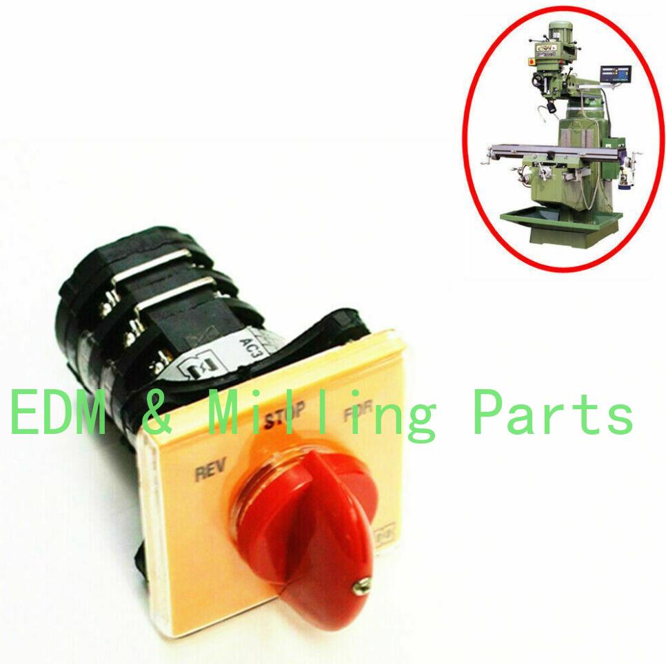 CNC Milling Machine Part Forward Reverse 3 Phase Motor Mill Switch For Bridgeport Mill Part