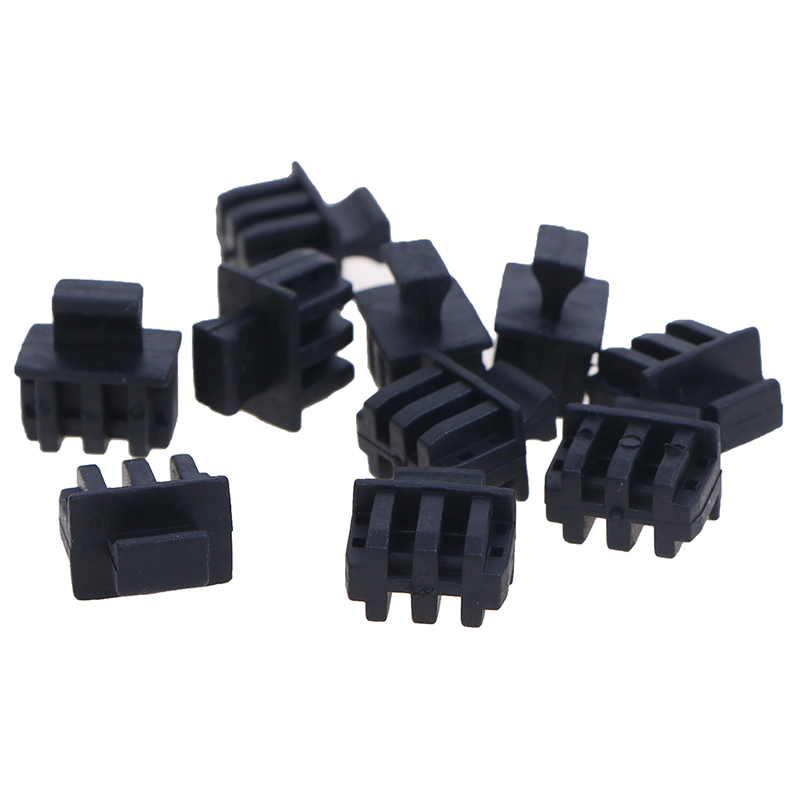 Cubierta protectora SFP, cubierta de módulo de fibra SFP, tapa antipolvo, jaula, tapón antipolvo, 10 unidades,