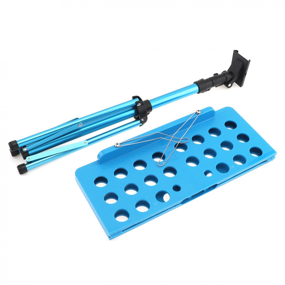 Flanger Folding Lightweight Music Stand ABS Sheet Aluminum Alloy Tripod Stand Holder Height Adjustable with Carrying Cotton Bag