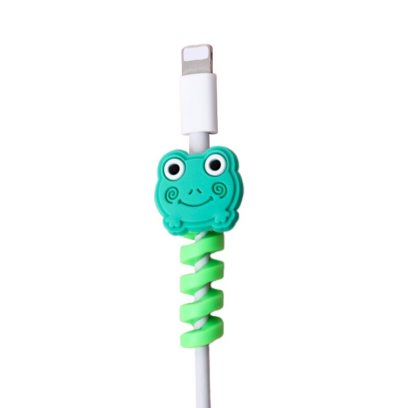 Protector de cubierta de Cable cargador soporte de Cable Protector de auriculares Cable que cubre línea soporte de Cable organizador de cables Gestión de Datos: 03