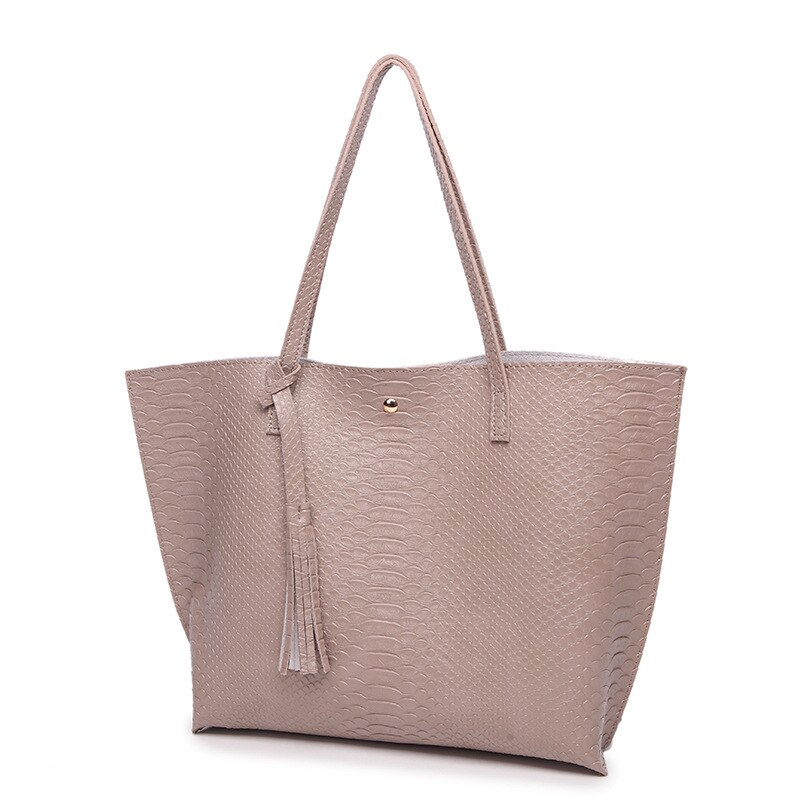 2020 kobiet torba na ramię PU skóra w stylu Retro prosta torba Tassel torba fala przenośna torebka kobiety luksusowa torba Casual Tote kobieta: Różowy