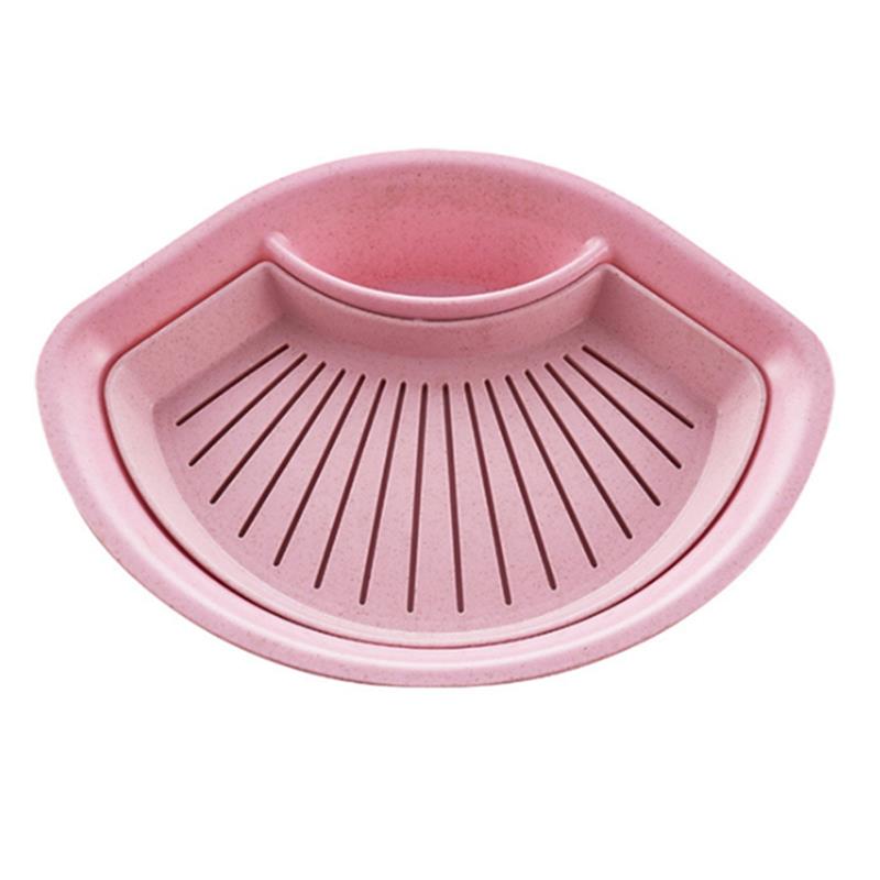 Talerz z tworzywa sztucznego samozasysający talerz kluski talerz na owoce z octem