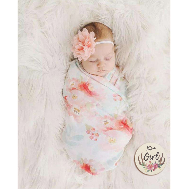 6 Stuks Handgemaakte Baby Milestone Kaarten Cartoon Herten Hoorns Bloemen Gedrukt Hout Carrd