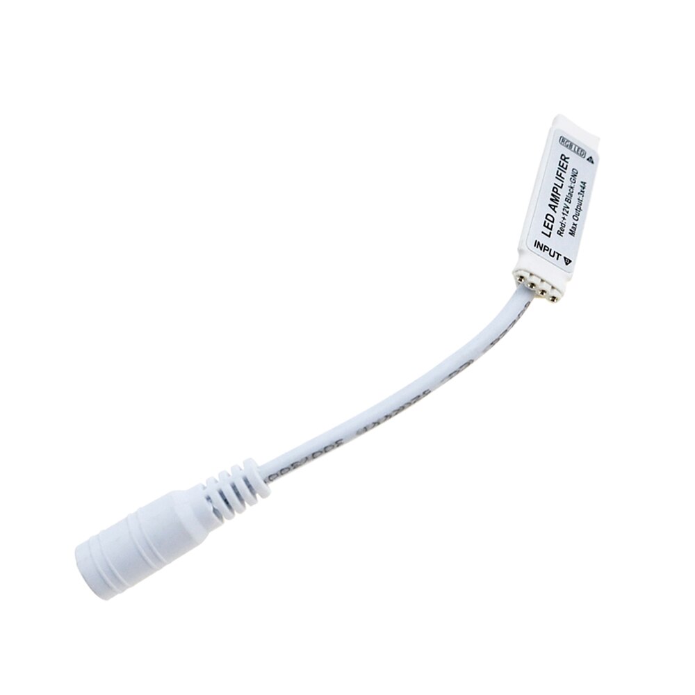 DC 12V Mini RGB LED Amplifier With DC Female Plug Accessories 5050 3528 RGB LED Strip Signal Controller Amplificador JQ