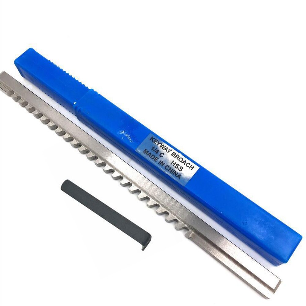 Broche pour machine à brocher CNC, outil de coupe HSS en acier rapide de 5/32 B pouces