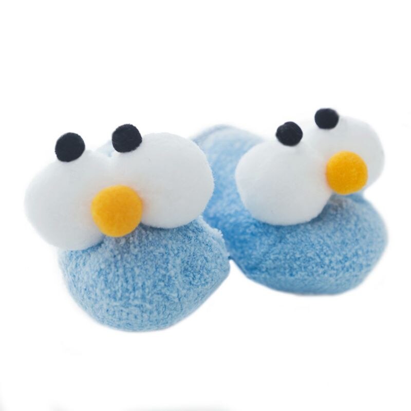 Cotton Baby Socks Baby Cartoon Floor Infant Socks Big Eye Kids Toddlers Spring Autumn Anti Slip Floor Sock 0-3Y: B / 1-3T