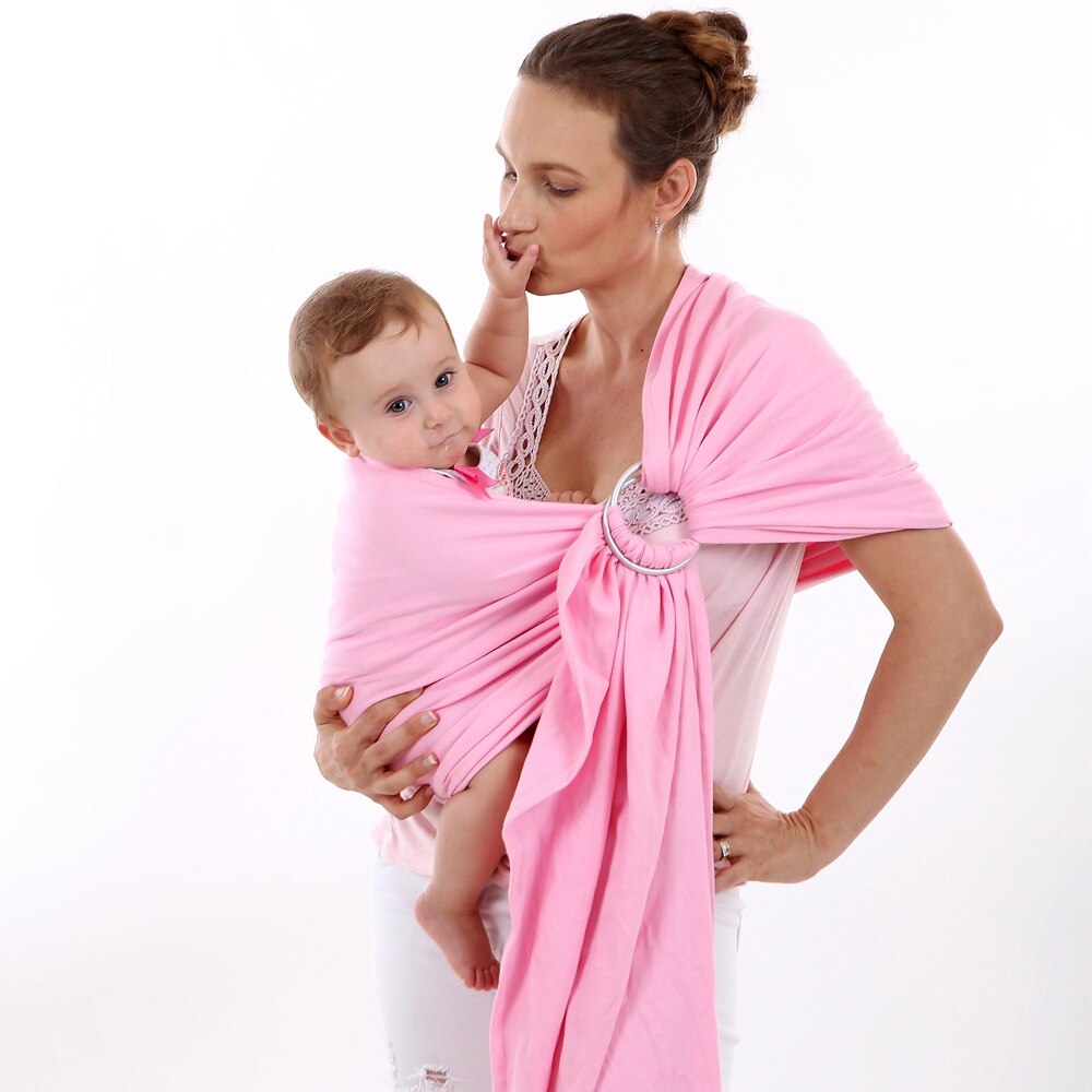 Sac à dos kangourou en coton organique | Pour bébé de 0 à 36 mois, sac à dos respirant et Super doux de 2.2m, alimentation de bébé, siège hippique pour maman