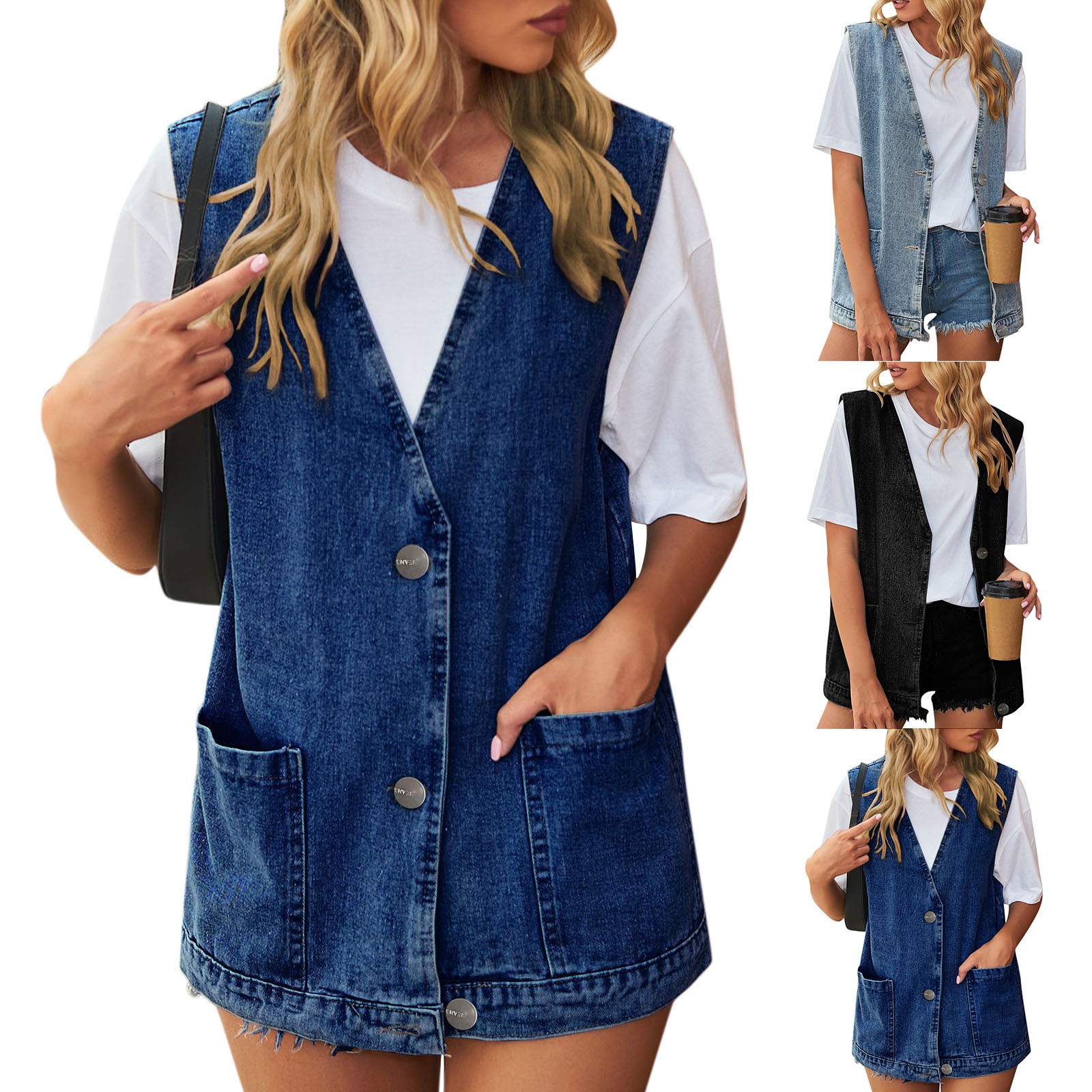 Lente Herfst Dames Korte Denim Vest Jack Single Breasted Koreaanse Slanke Casual Jeans Vest Dames Vest Vest Chaleco Mujer
