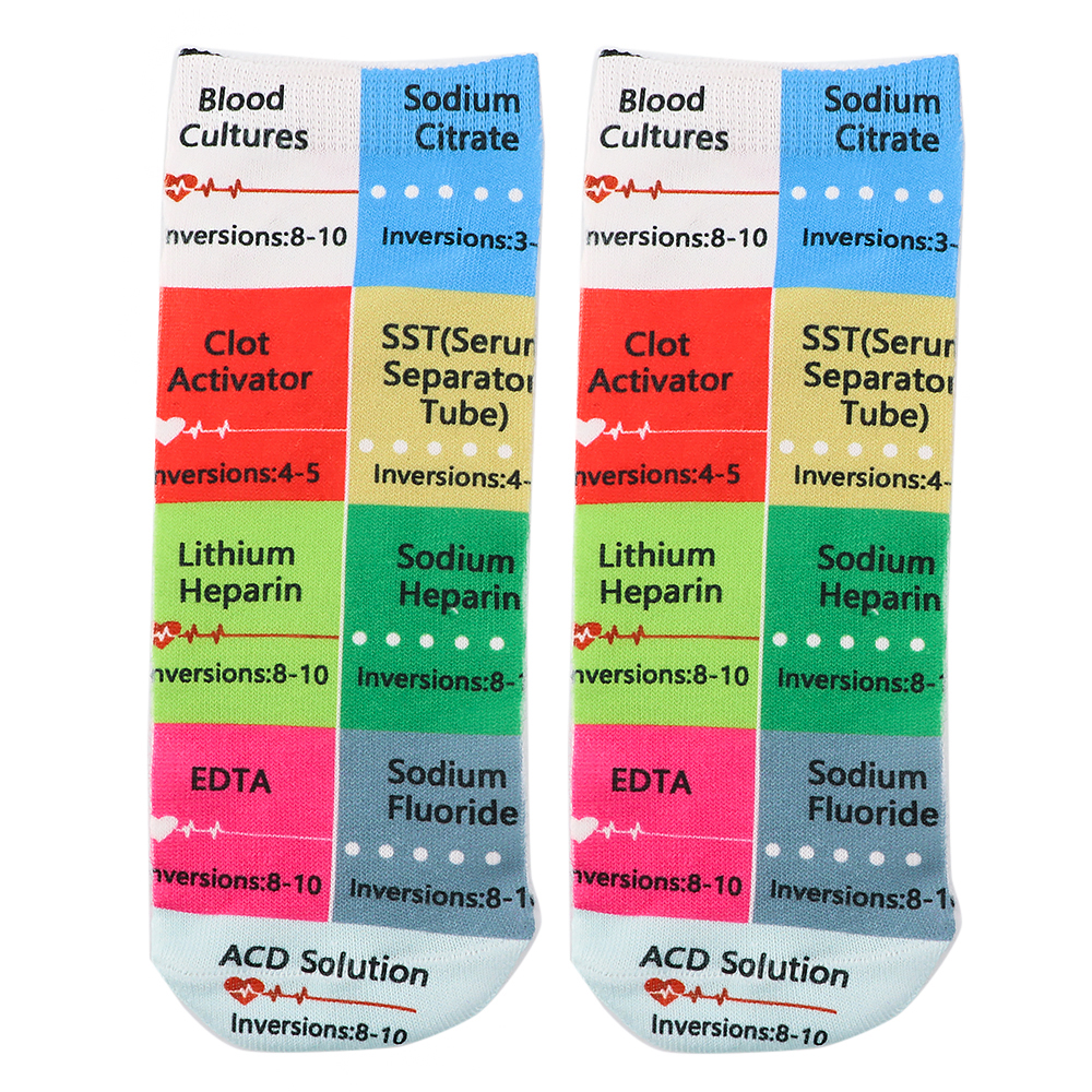 K3237 Doctor Nurse Cotton Women Socks Female Casual Socks Cartoon Cat Cute Invisible Funny Girls Ankle Sock: 1