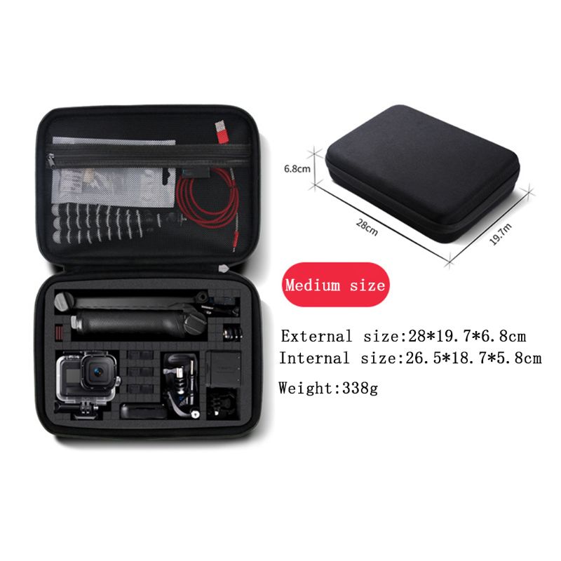 Valise de transport rigide pour GO-PRO 360 R, sac de rangement Portable pour caméra d&#39;action, directe