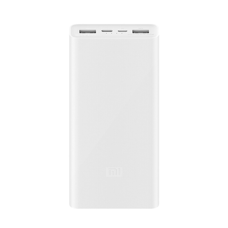 Xiaomi powerbank 20000 mah 3 plm 18zm 18w 2- -vejs hurtigopladning usb c bærbar mi powerbank 20000 ekstern batteri poverbank: Standardpakke