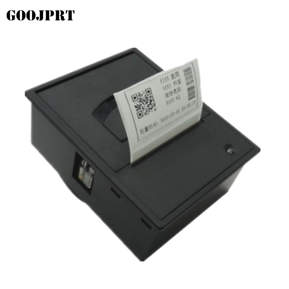 2 inch embedded thermal label printer USB or RS232 auto human scale printing machine Optional support Control Lock opening cover