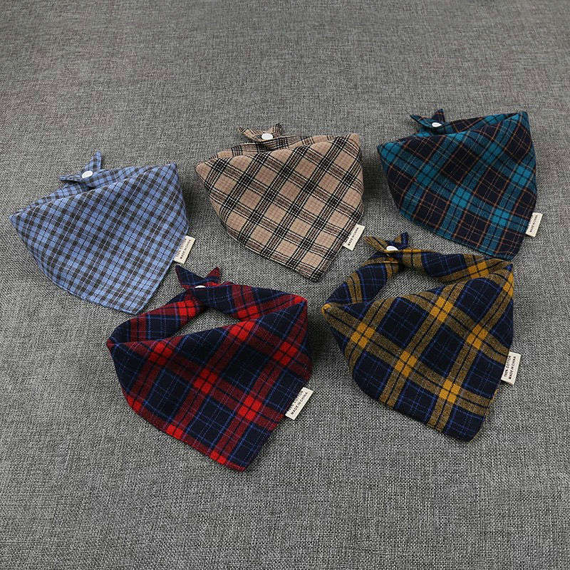 Leuke Slabbers Waterdichte Lange Mouwen Schort Kinderen Voeden Kiel Bib Katoen anti spuugt Plaid Slabbetje: Black