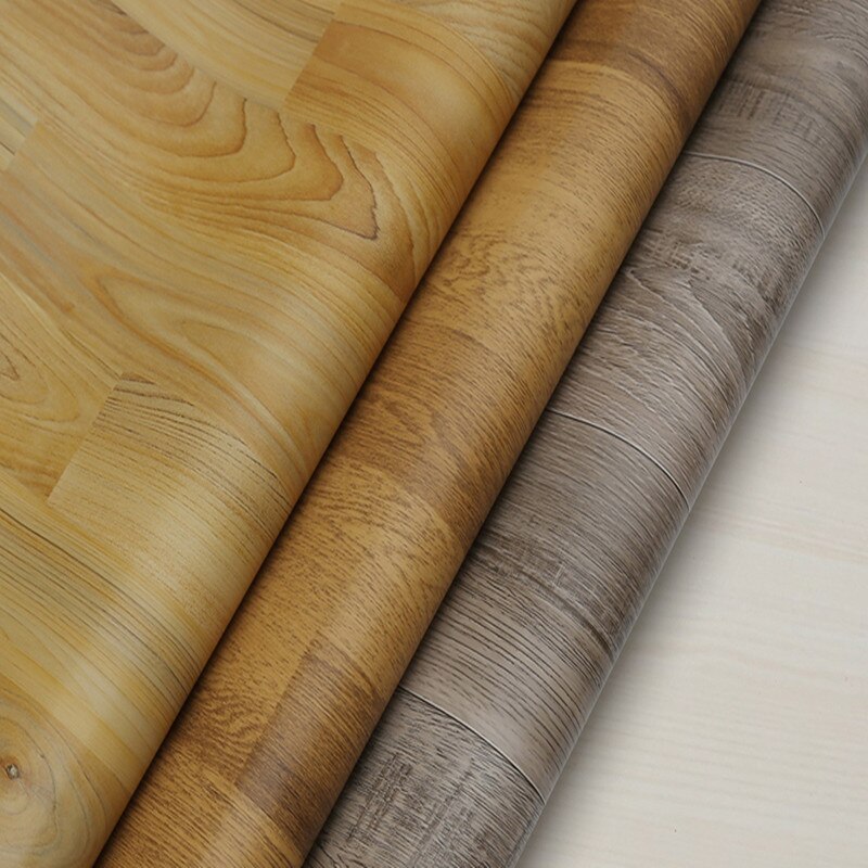 Pegatinas de suelo de grano de madera autoadhesivas de imitación de madera resistente al desgaste para sala de estar baño pegatinas de suelo impermeable decorar
