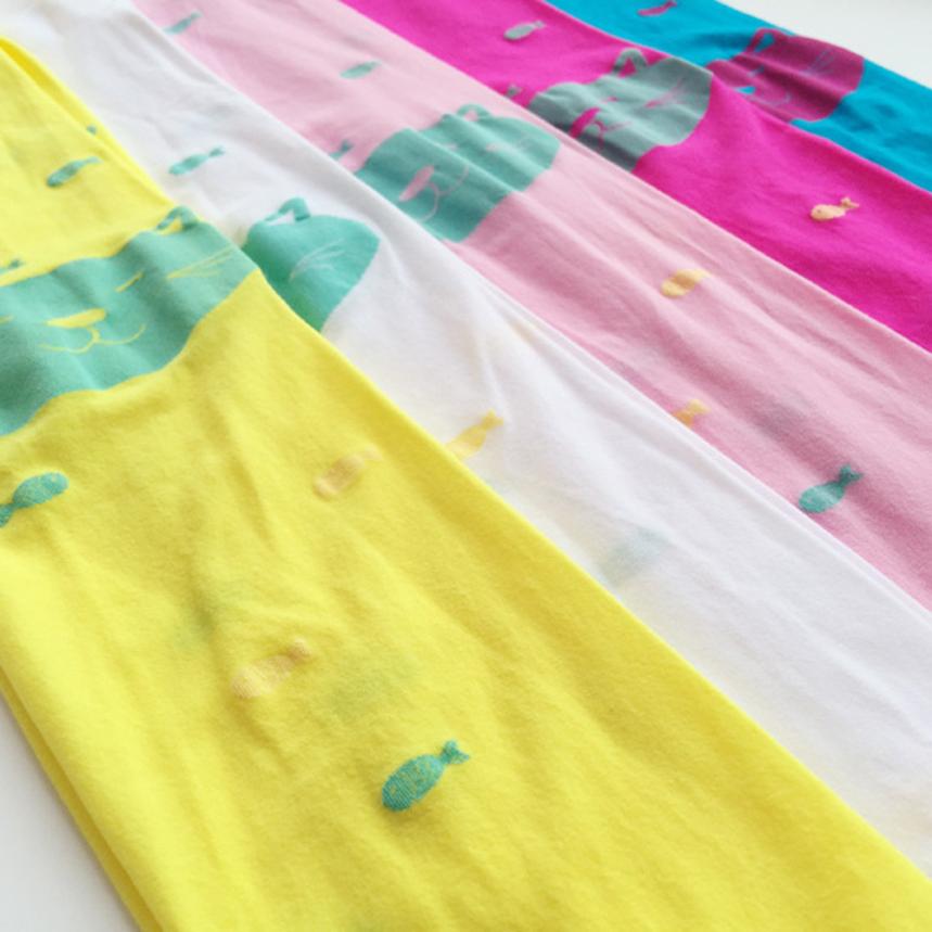 Rajstopy dziewczęce moda dzianinowe pończochy dziecięce rajstopy kreskówki ciepłe bawełniane 3-8Y