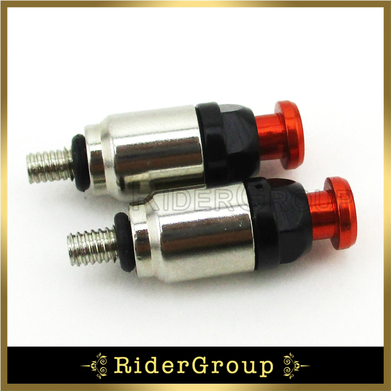 M4 x 0.7mm Orange Air Bleeder Valves For 43mm 48mm KTM WP Front Fork SX XC EXC 125 150 200 250 300 350 400 450