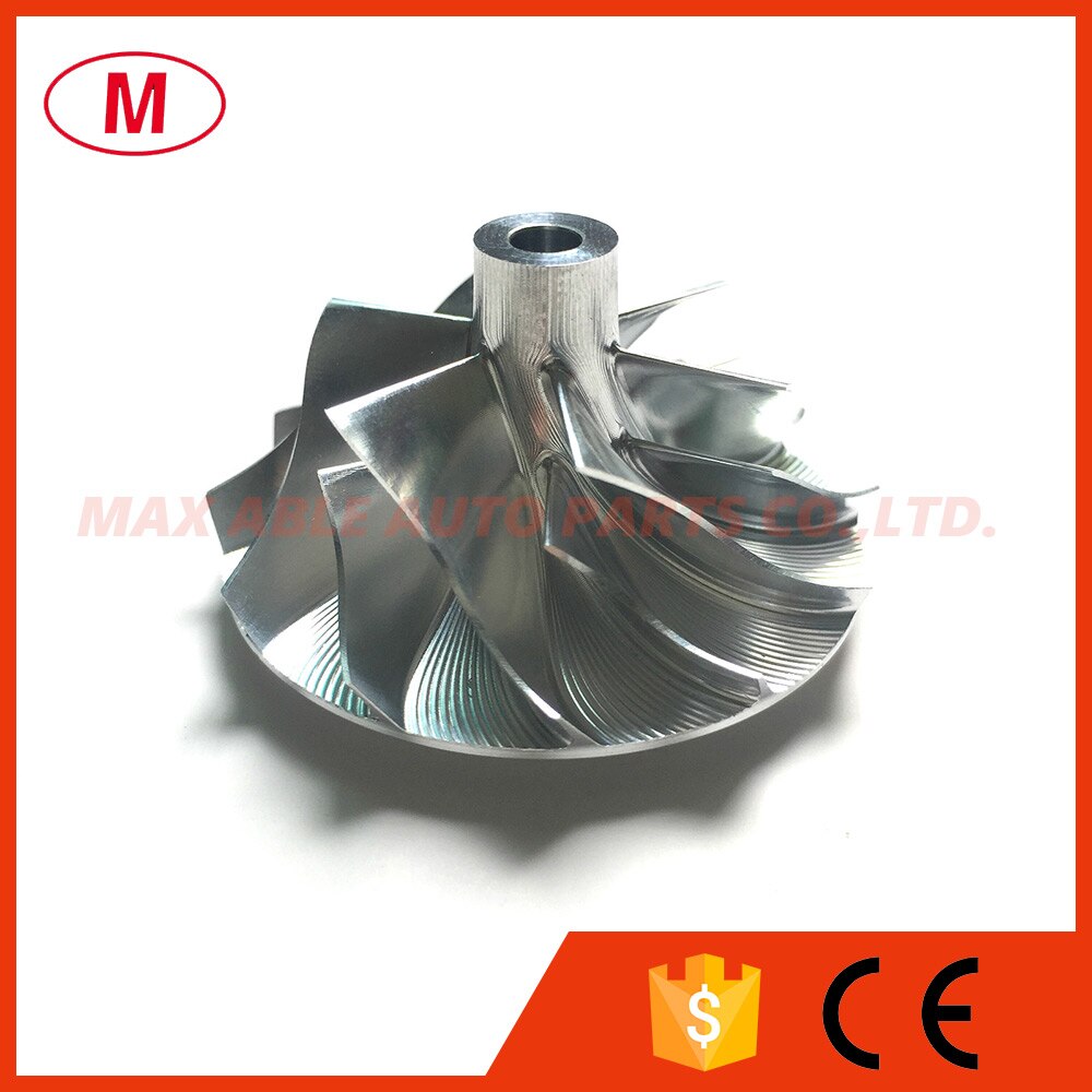 KP35 29.45/41.00mm 6+6 blades Forward Turbo Billet Compressor wheel/Aluminum 2618/Milling compressor wheel for Turbocharger