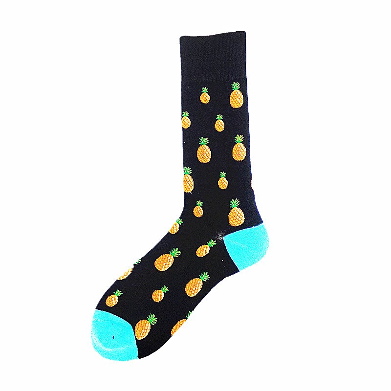 Ananas Burger Bier Mode Trend Element Mannen Kousen Skateboard Sokken