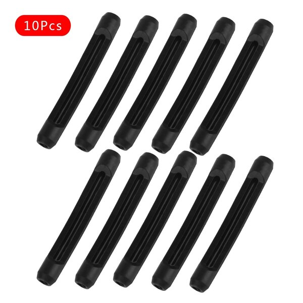5 Paar rutschfeste Silikon-Brillen-OhrbüGel, rutschfest, elastisch, Komfort-Brillenhalter für Brillen, Sonnenbrillen, Lesebrillen: Schwarz