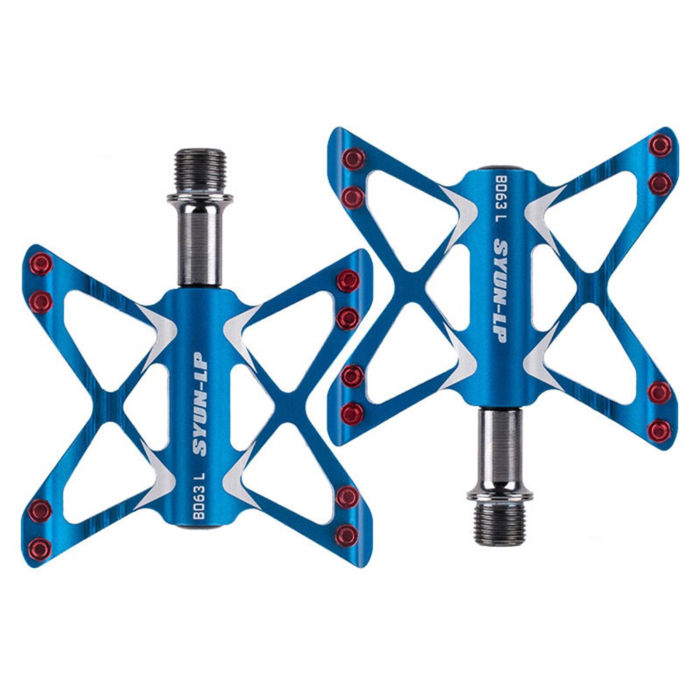 Pedalen Groen Pedaal Velo Aluminiumlegering 1 Paar Anti Slip Duurzame Aluminium Fiets Pedalen Voor Racefiets(Groen) (Blauw