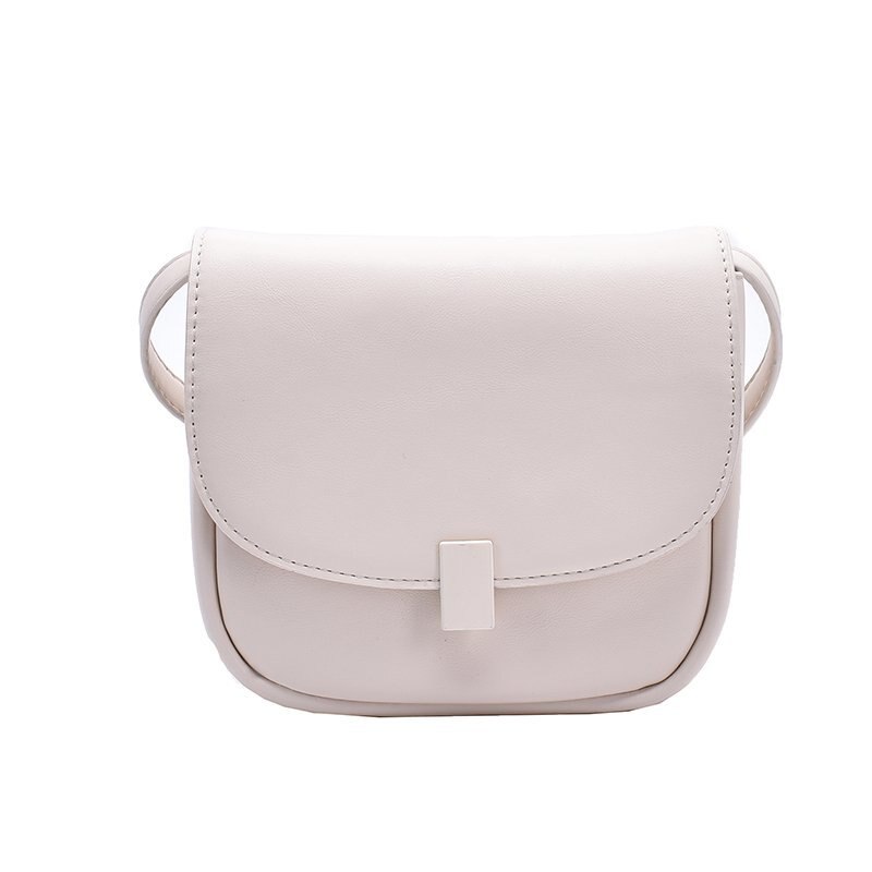 Lady Shoulder Bag Female Postman Bag Literary Style Young Women Light Bag Green Summer Cool Bag White: white