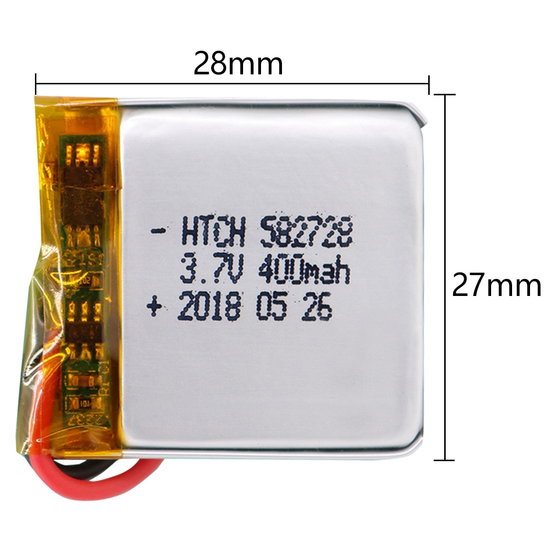 3.7V 400 Mah 582728 Oplaadbare Li-Polymer Li-Ion Batterij Voor Q50 G700S K92 G36 Y3 Kinderen Smart horloge MP3 Bluetooth Headset