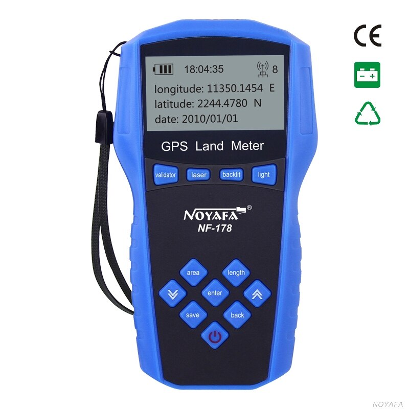 NF-178 handheld GPS Test Devices Land Measuring Instrument method Manual and automatic