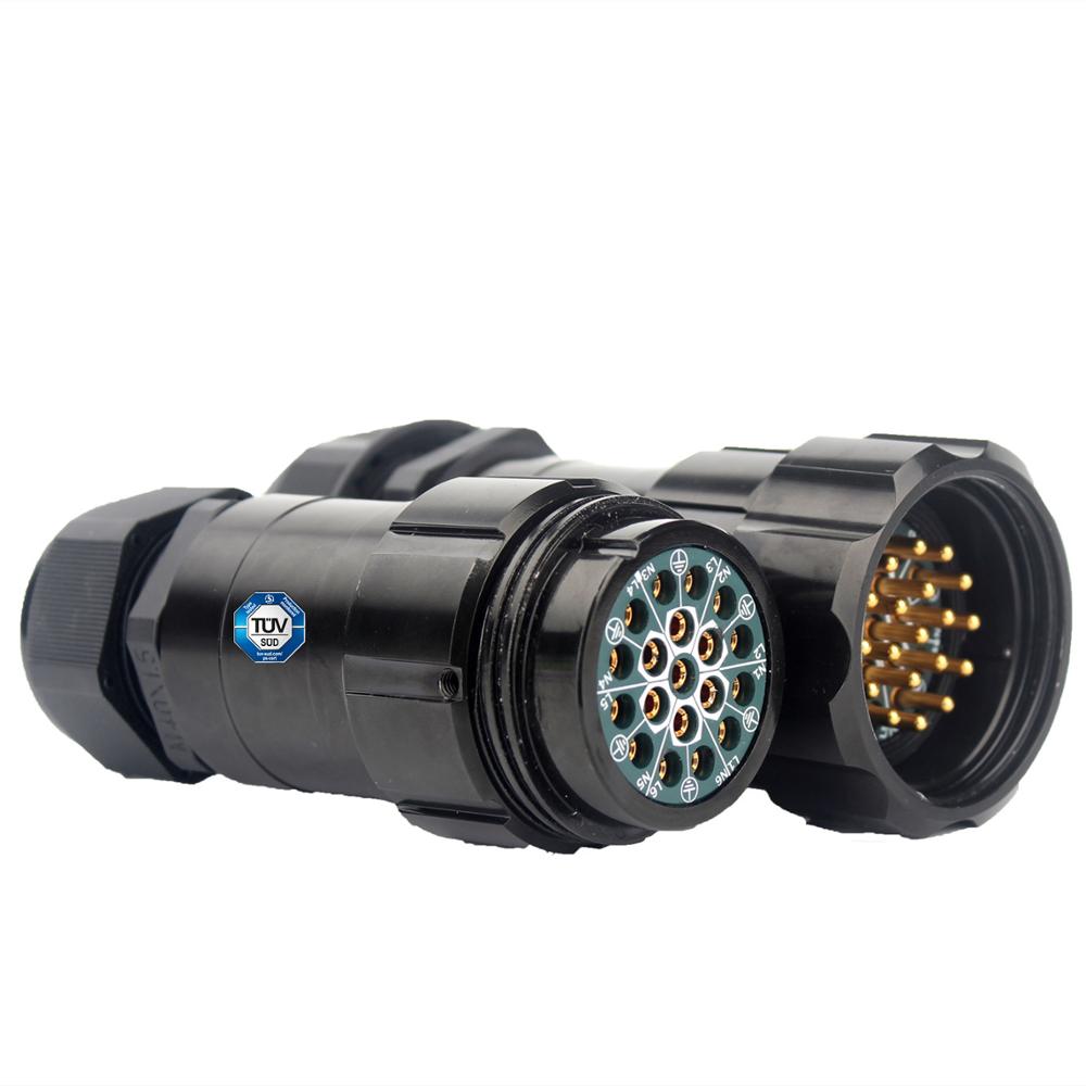 Socapex 19 pin del connettore per scatola elettrica impermeabile