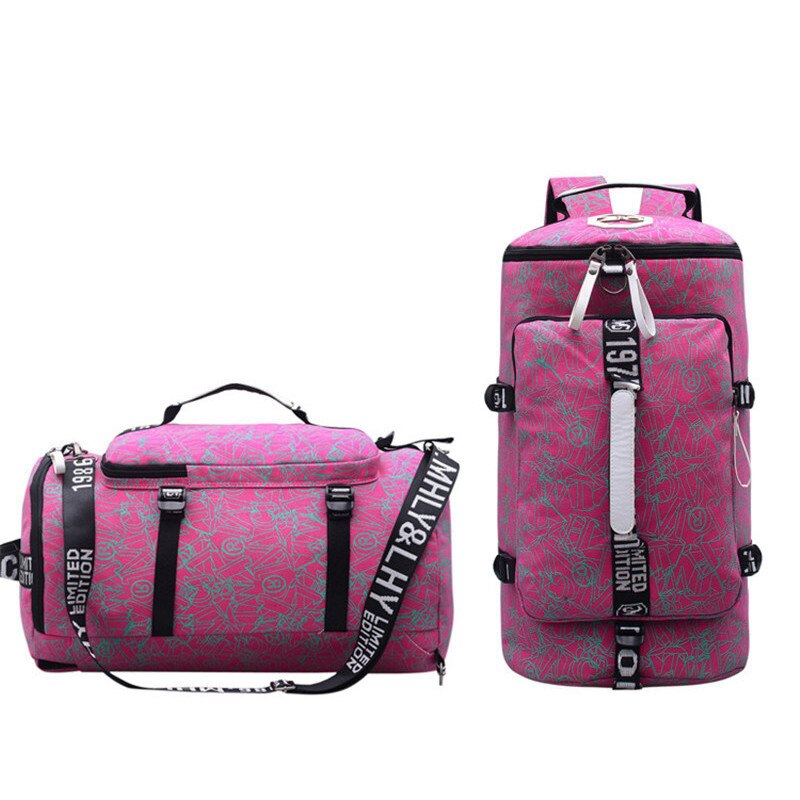Bekende merken canvas dames reistassen voor dames met grote capaciteit, reisrugzak voor dames, multifunctionele crossbody tas