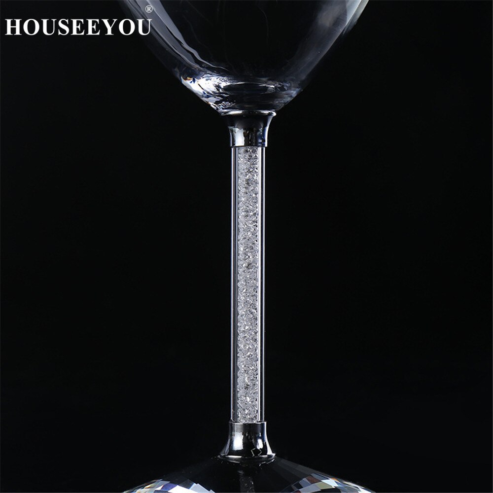 HOUSEEYOU ślub lampka robić wina es 360/470ML okulary czara kryształ luksusowe wino na przyjęcie szklany kubek kubek dekoracje prezent projekt pudełka