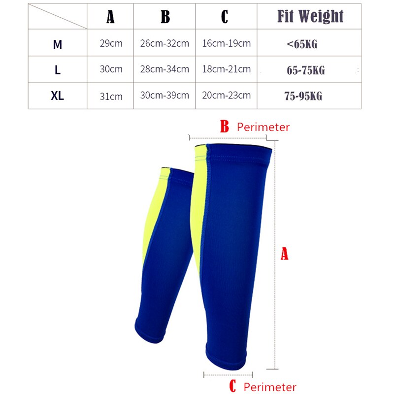 1 paar Compressie Outdoor Running Scheenbeschermers Ademend Basketbal Kalf Mouwen Fietsen Voetbal Sokken Sport Veiligheid Protector