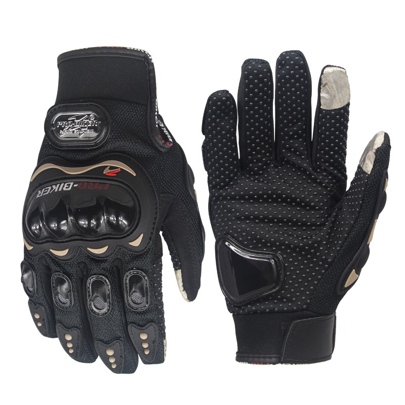 Guantes de moto pantalla táctil Windstopper dedo completo guantes de esquí guantes cálidos guantes de montar deportes al aire libre Car-styling M L XL XXL tamaño