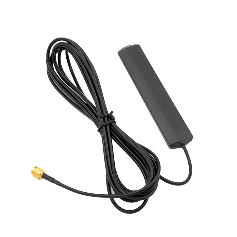 4G Gsm Antenne 700-2600Mhz Gelijmd Strip Patch Sma Male Connector Antenne 3-Meter Lengte Lijm kabel Voor Auto Voertuig