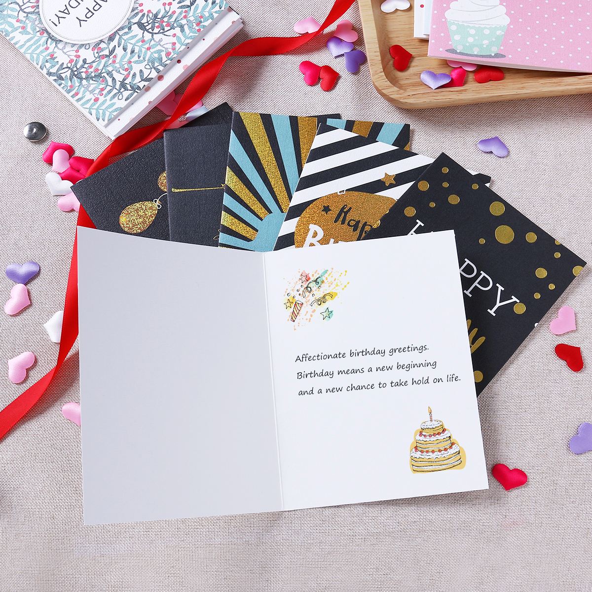 24 Birthday Card Kids Adults Birthday Cards With Envelope Kits Invitation Card Kids Party With 26 Envelopes Party Favors Cards