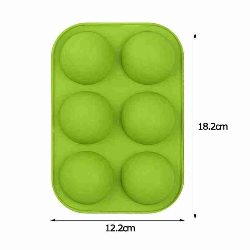 Demi sphère Silicone savon moules ustensiles de cuisson gâteau décoration outils pouding gelée chocolat Fondant moule boule forme Biscuit outils