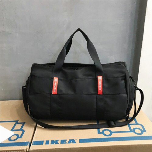 Reistas Zakken Nylon Zak Verpakking Zakken Rugzakken Handbagage Bagage Tas Rugzak Reistas Organizer: Black