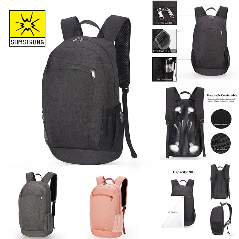 SAMSTRONG 20L Backpacks School Daypack Camping Backpack Bag For Teenage Girls Boys Laptop Outdoor Sports Bags Rucksack City