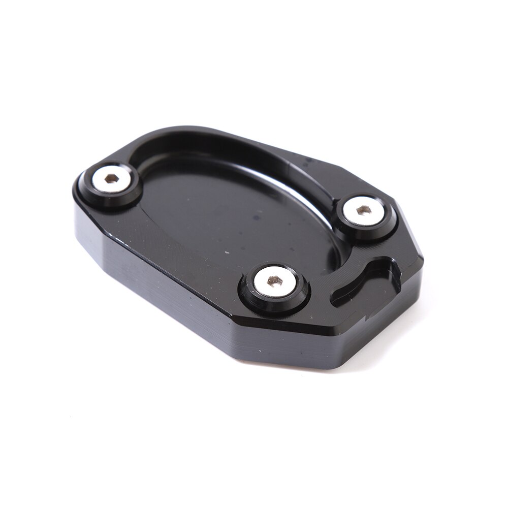 Motorfiets standaard voet zijstandaard pad ondersteuning plaat afdekking voor kawasaki  z1000: Zwart