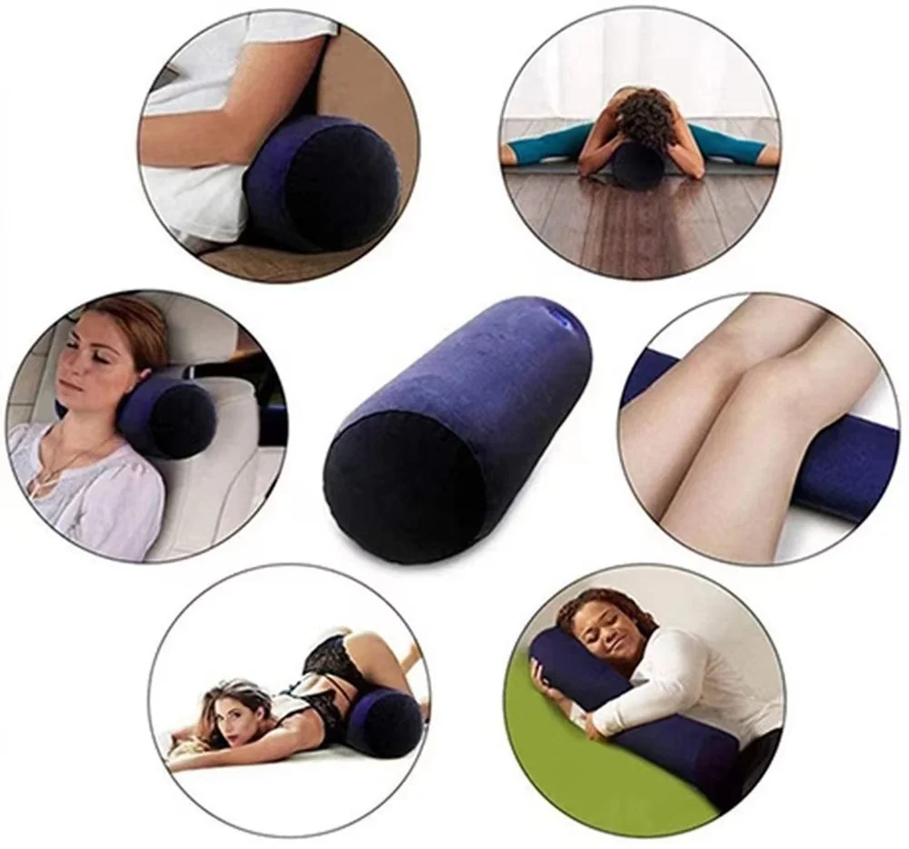 Oreiller gonflable flocage Position d'amour coussin lit meubles compensés canapé jeux de nuit Couples aide oreillers mari et femme
