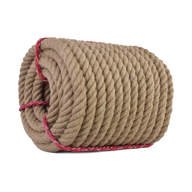 4mm 10m-40m Natürliche Jute Seil Schnur Seil Hanf verdrehte Schnur Macrame Schnur DIY Handwerk handgefertigt dekoration Haustier Kratzen