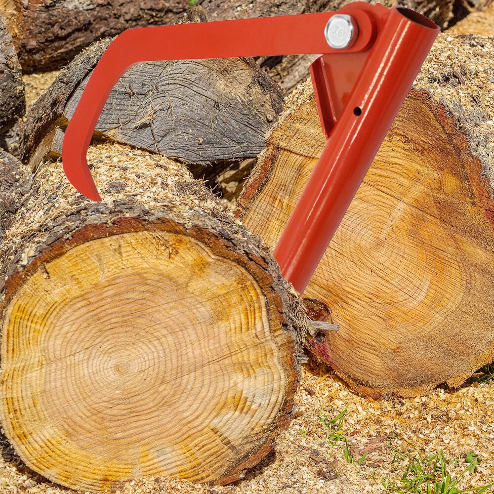 Steel Roller Felling Lever Lifter Log Peavy Home Transport Cant Hook Practical Rustproof Felling Lever Patio Backyard for Wood