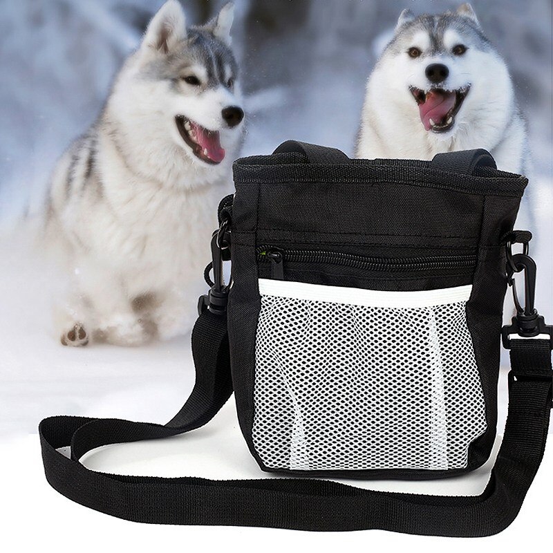 Portable Dog Treat Bag Outdoor Dog Treat Pouch for Training Feeding Bag Large Capacity Pet Trainer Waist Bag Dog Supplies