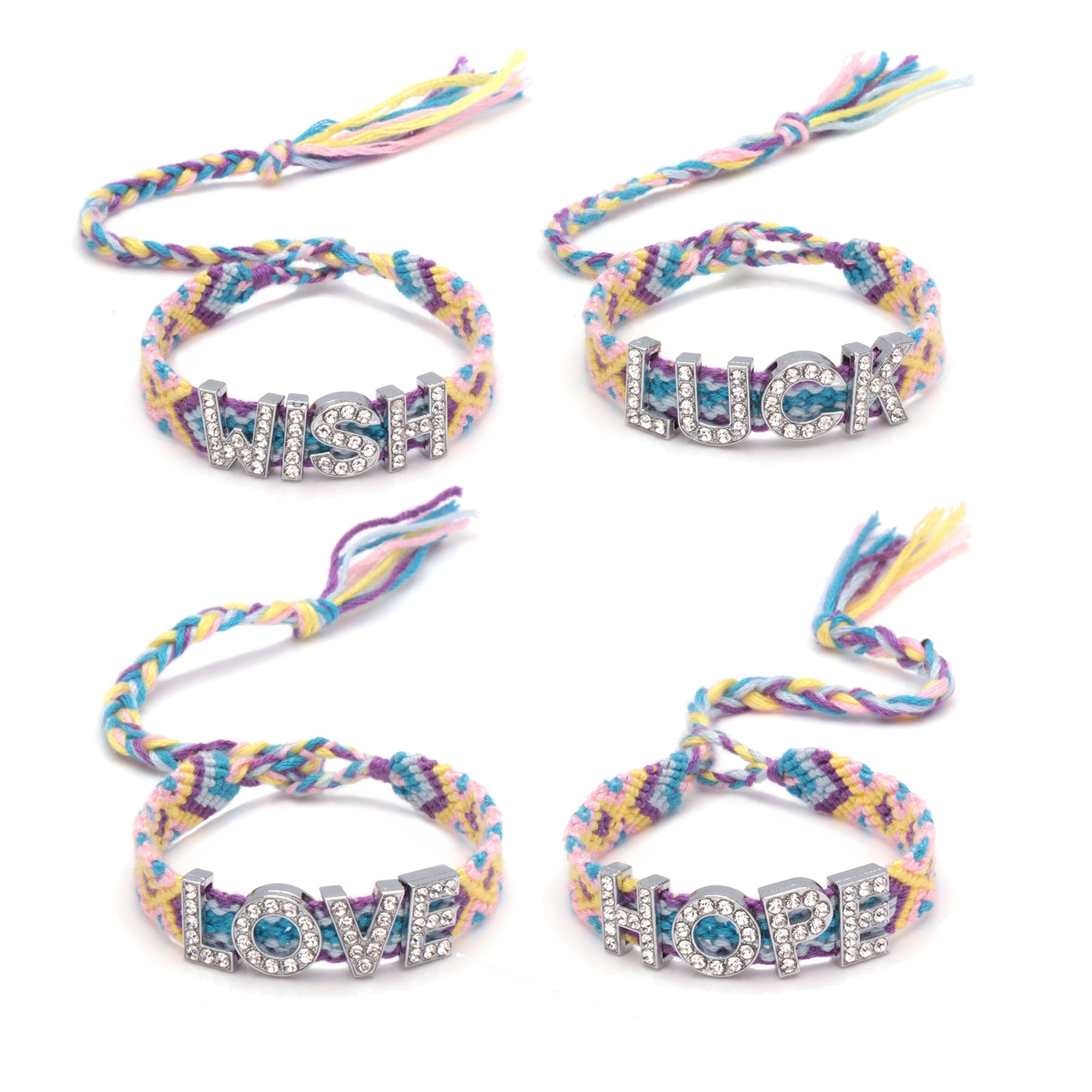 Bohemian Roze Geschilderd Porceleinslak Seashell Geweven Vriendschap Armband Vrouwen Mannen Boho Handnade Sparkling Crystal X Slide Knoop Sieraden