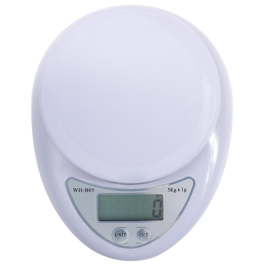 5Kg/1G Draagbare Digitale Weegschaal Led Elektronische Weegschalen Postal Voedsel Meten Gewicht Keuken Led Elektronische Weegschalen: Elektronische weegschaal 2