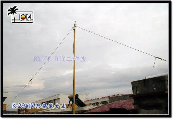 10M Band Hf Antenne Kits Ham Qrp Radio 1:1 Balun + 5M Antenne