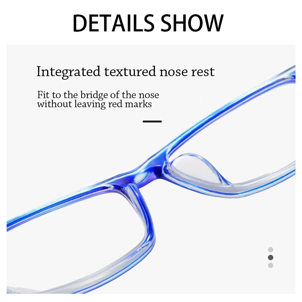 Gafas de lectura multifocales con luz azul, lentes cuadradas con bloqueo de rayos azules, progresivas, cerca del lejano, protección ocular ultraligera