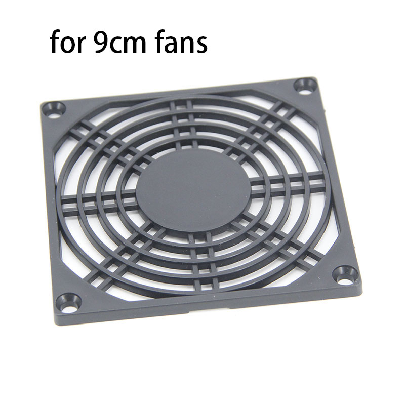 40mm 50mm 60mm 80mm 120mm PC Fan Stofdicht Case Guard Grill Protector Cover Computer mesh Verwijderbare Frontplaat: Zilver / bundel 2